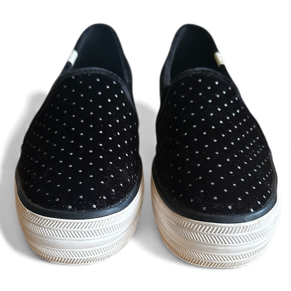 EUC kate spade X Keds Double Decker Quilted Diamond Quilted Sneakers Size 6.5 - Picture 5 of 13
